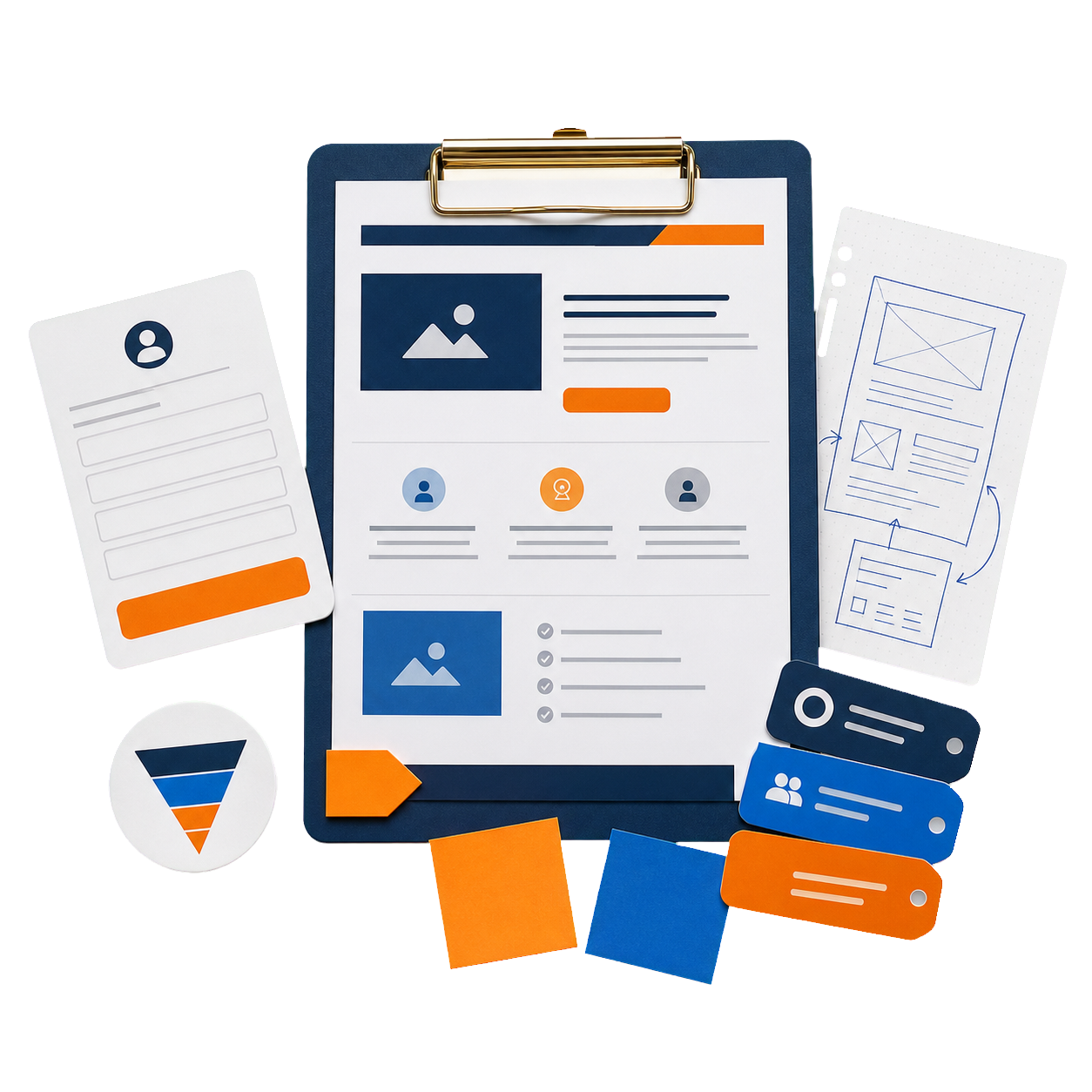 Visuel landing pages dediees aux campagnes leads